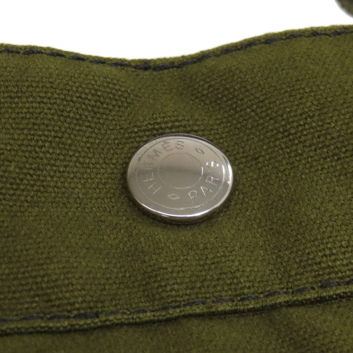 HERMES suck fool toeMM Handbag Canvas Ladies [Used]