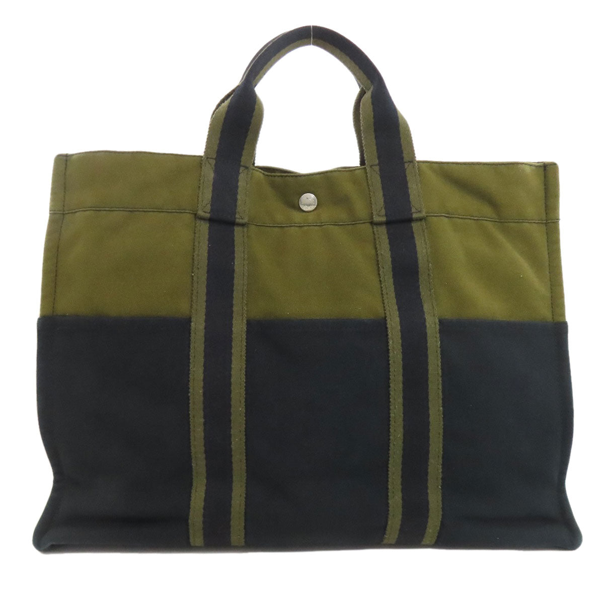 HERMES suck fool toeMM Handbag Canvas Ladies [Used]