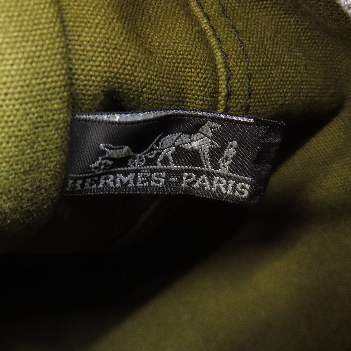 HERMES suck fool toeMM Handbag Canvas Ladies [Used]