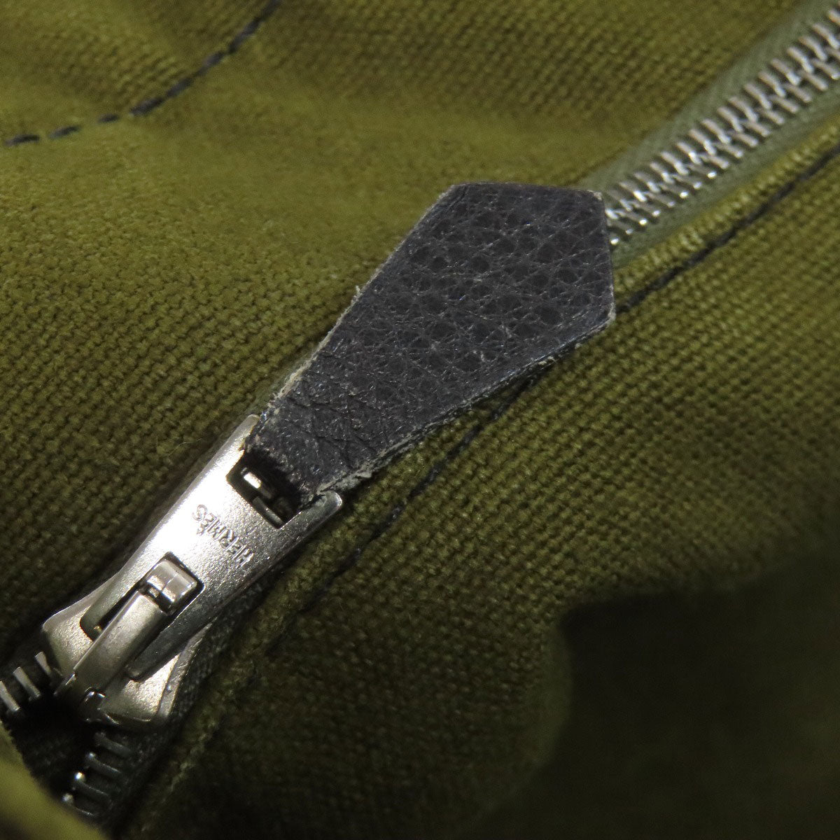 HERMES suck fool toeMM Handbag Canvas Ladies [Used]