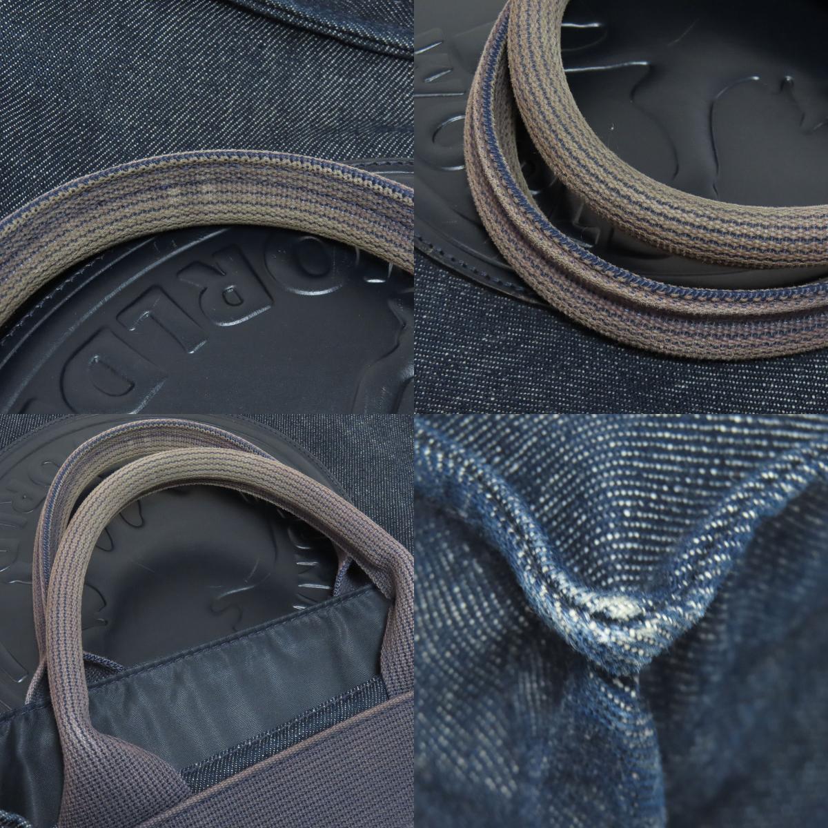 HUNTING WORLD logo Tote Bag Denim Ladies [Used]