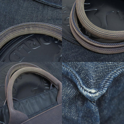 HUNTING WORLD logo Tote Bag Denim Ladies [Used]