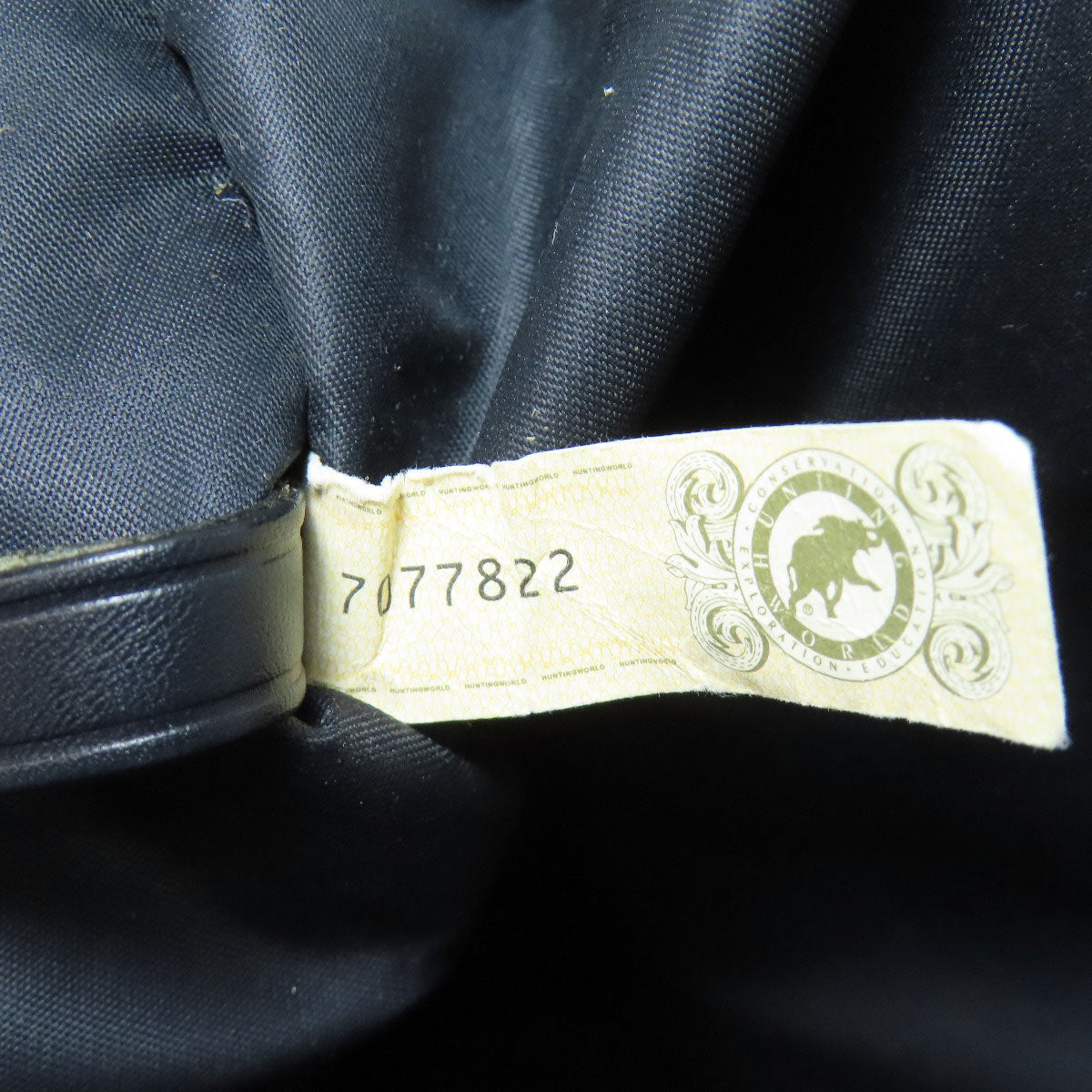 HUNTING WORLD logo Tote Bag Denim Ladies [Used]