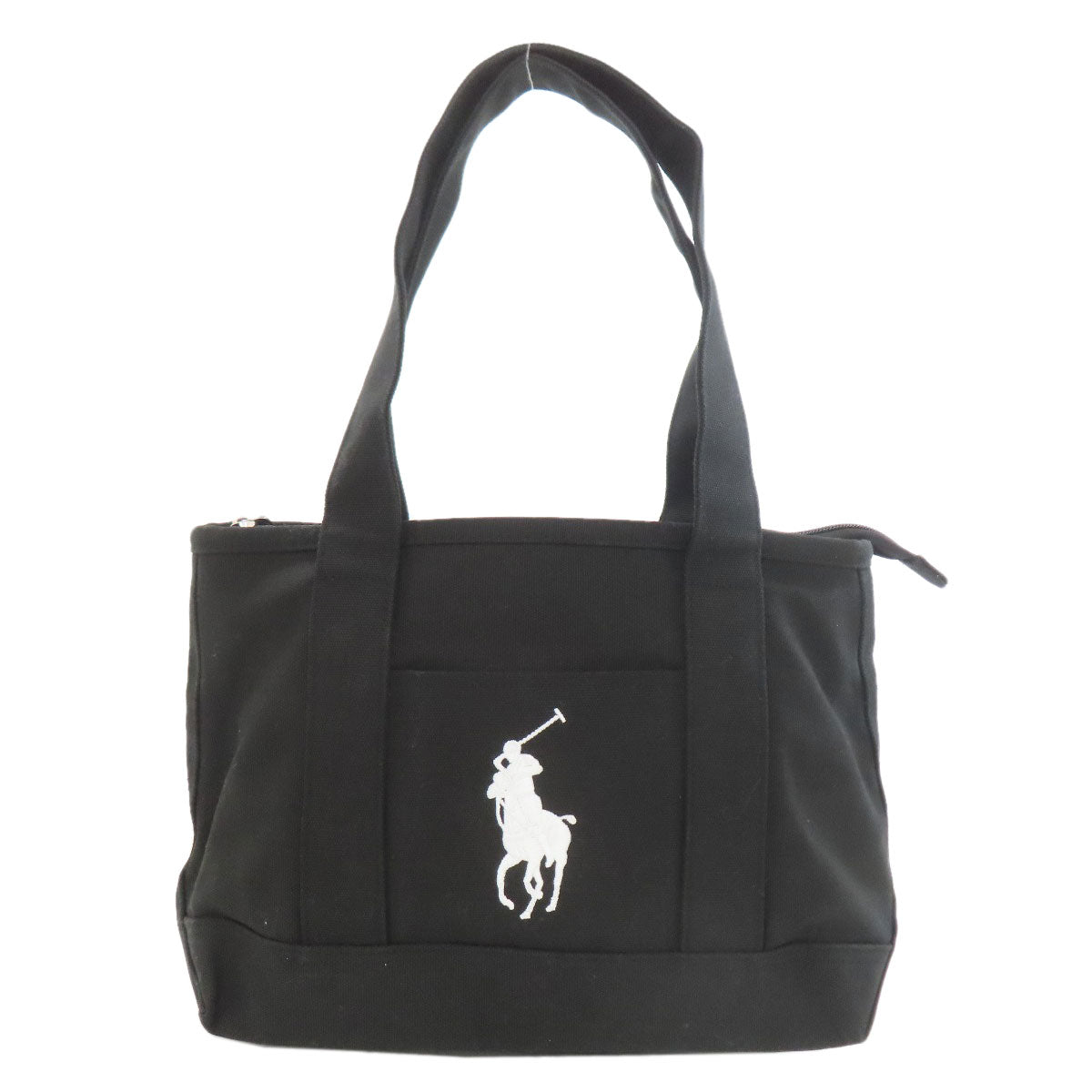 POLO RALPH LAUREN logo Tote Bag Canvas Ladies [Used]