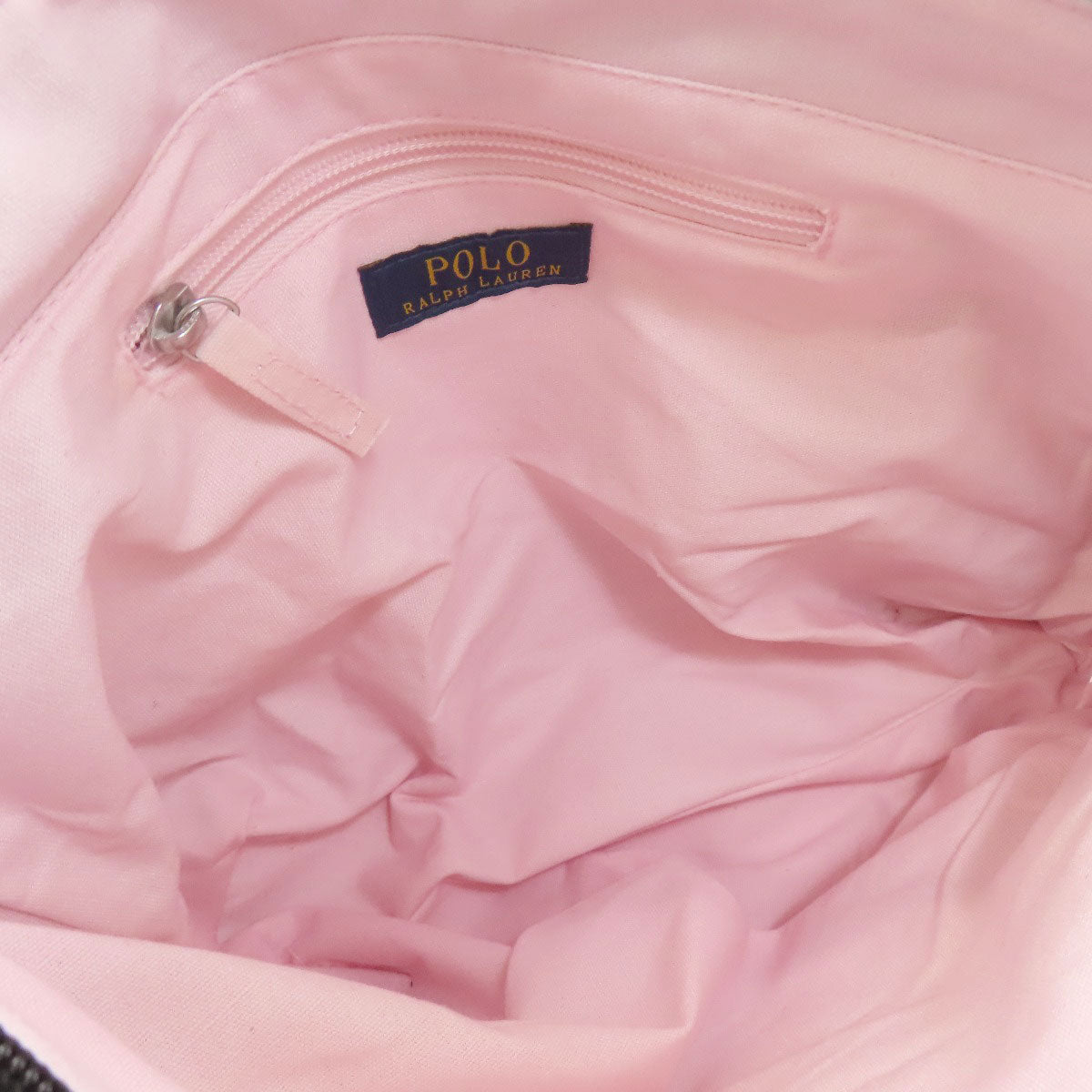 POLO RALPH LAUREN logo Tote Bag Canvas Ladies [Used]