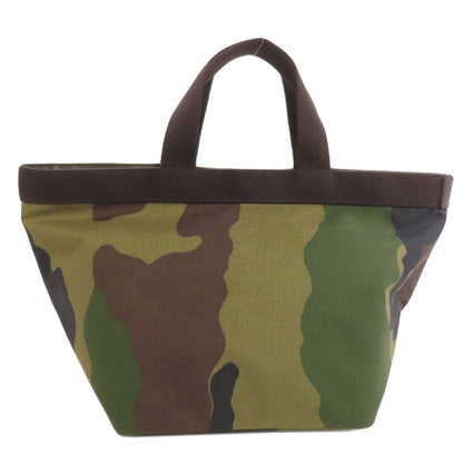 Herve Chapelier Camouflage pattern Handbag Canvas Ladies [Used]