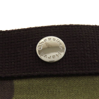 Herve Chapelier Camouflage pattern Handbag Canvas Ladies [Used]