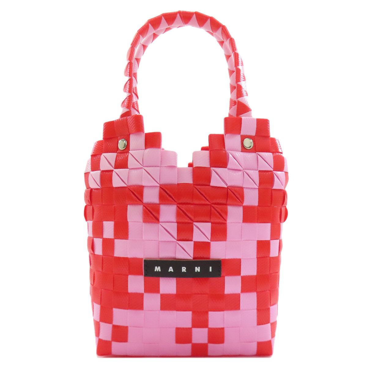 MARNI Kids' Diamond Basket Bag Handbag polypropylene Ladies [Used]