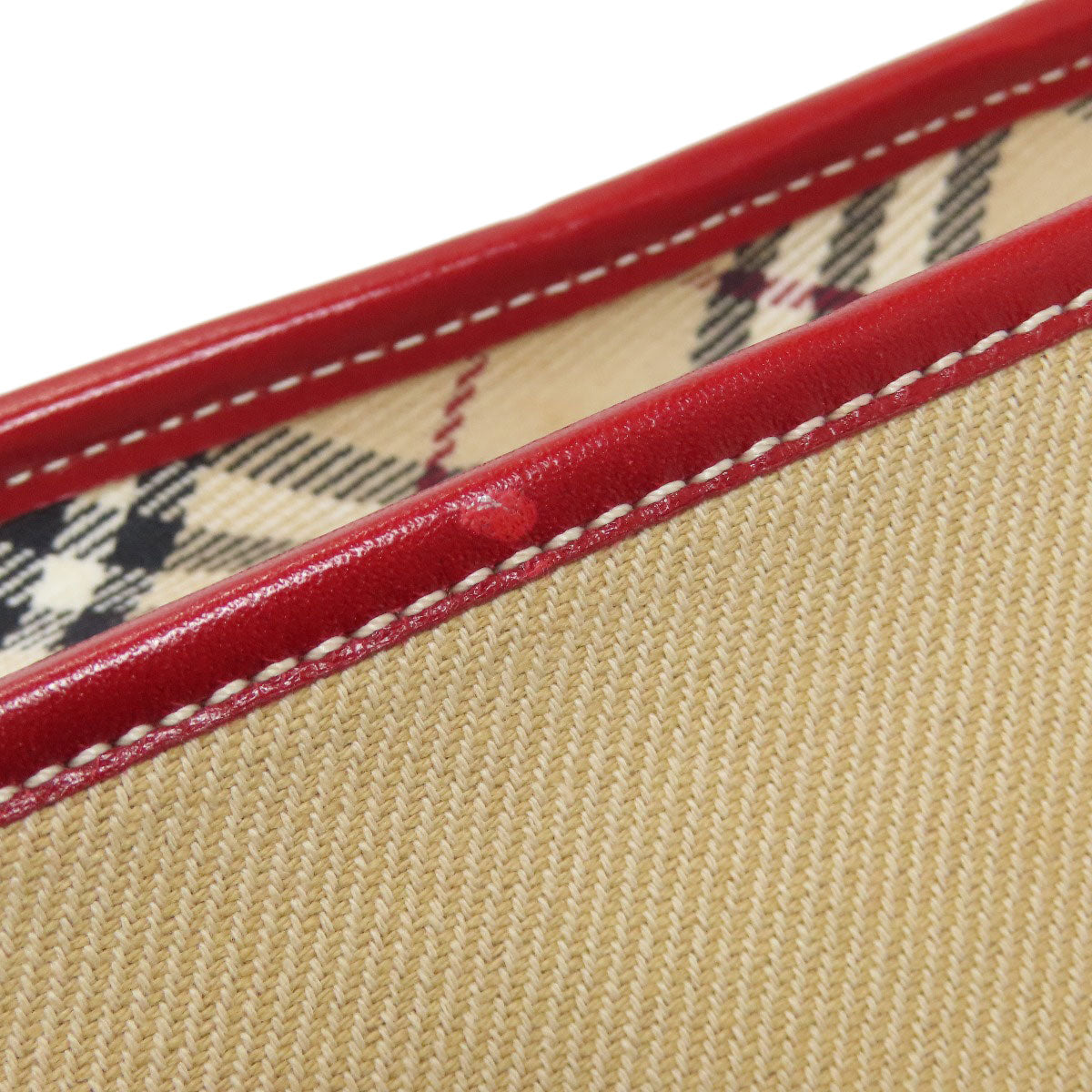 BURBERRY Blue Label Nova Check Handbag Canvas Ladies [Used]