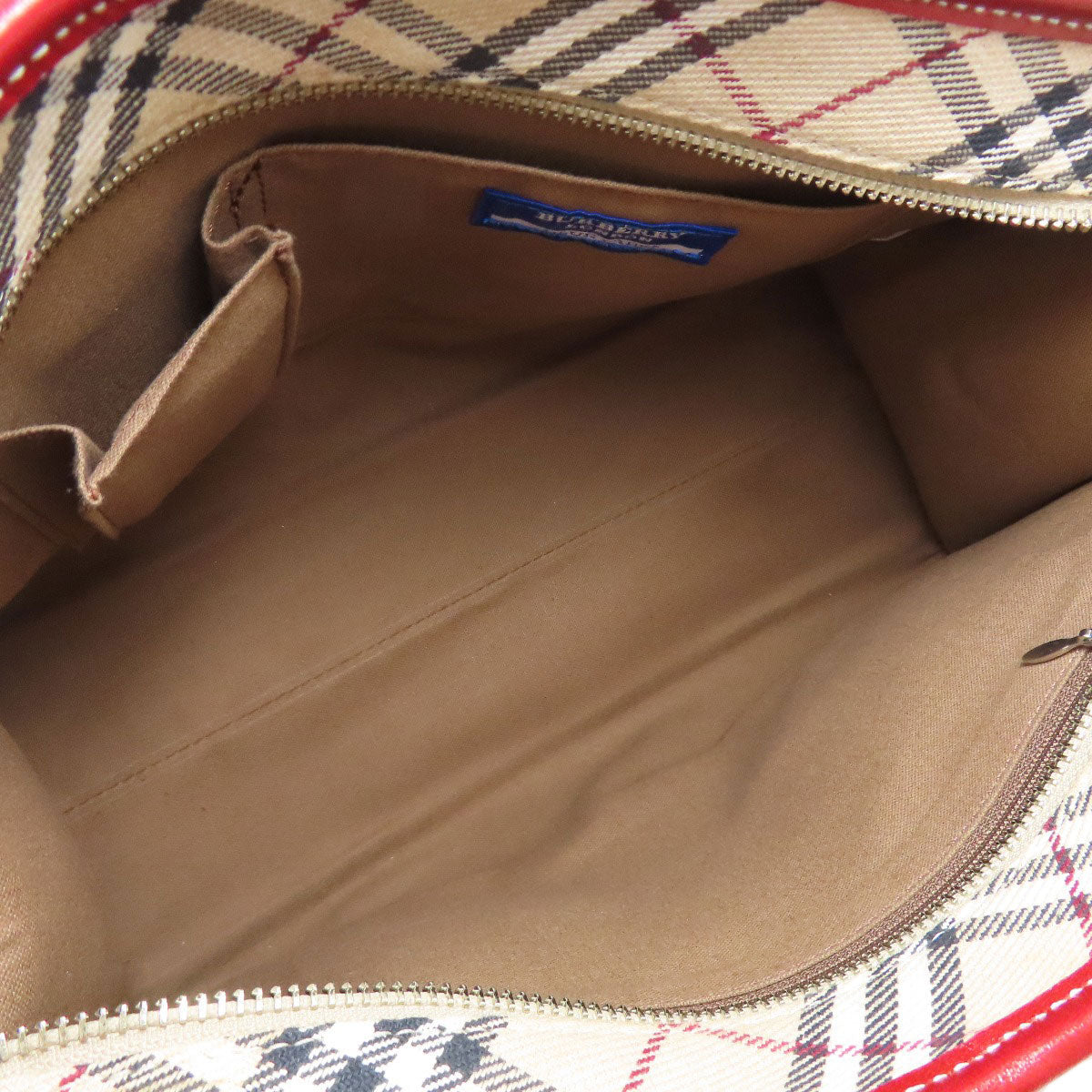 BURBERRY Blue Label Nova Check Handbag Canvas Ladies [Used]