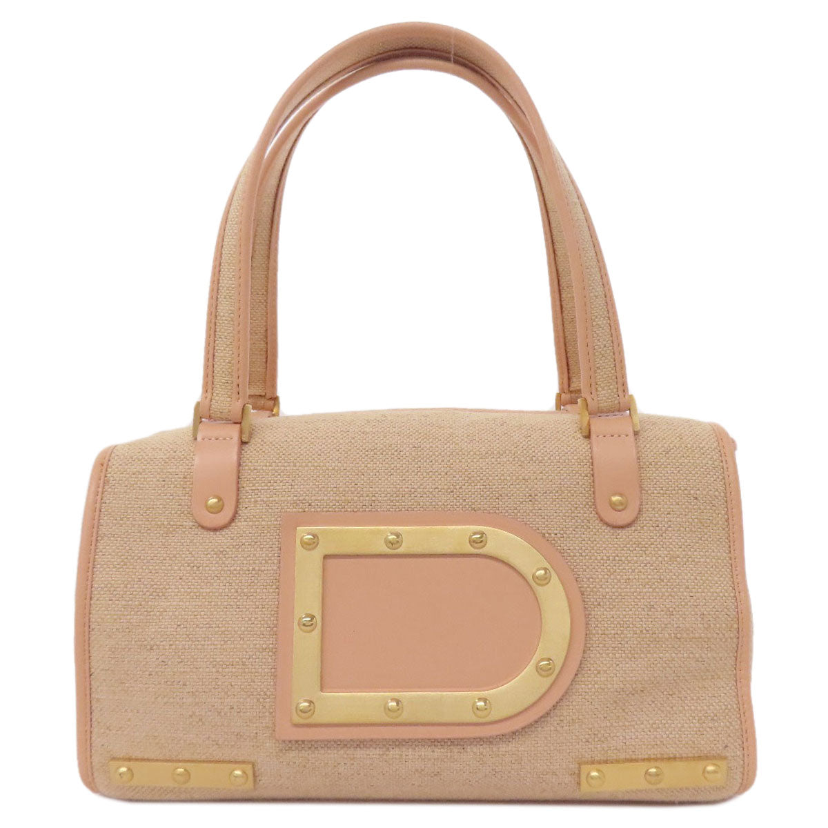 DELVAUX  le astrid MM Handbag Canvas LeatherLadies [Used]
