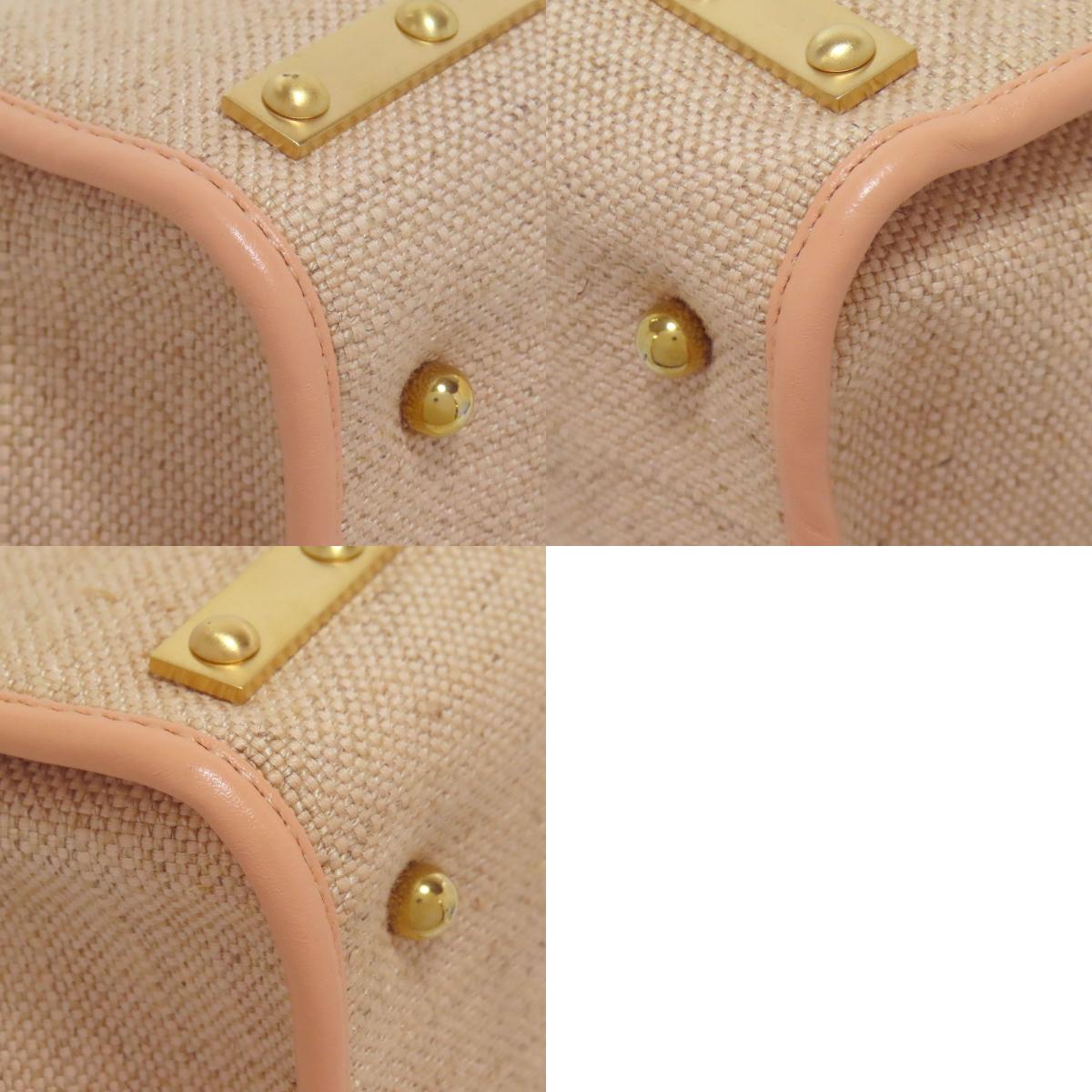 DELVAUX  le astrid MM Handbag Canvas LeatherLadies [Used]