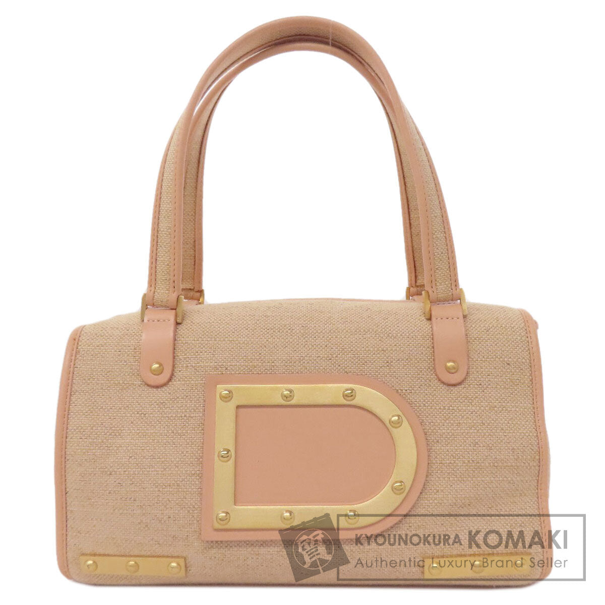 DELVAUX  le astrid MM Handbag Canvas LeatherLadies [Used]