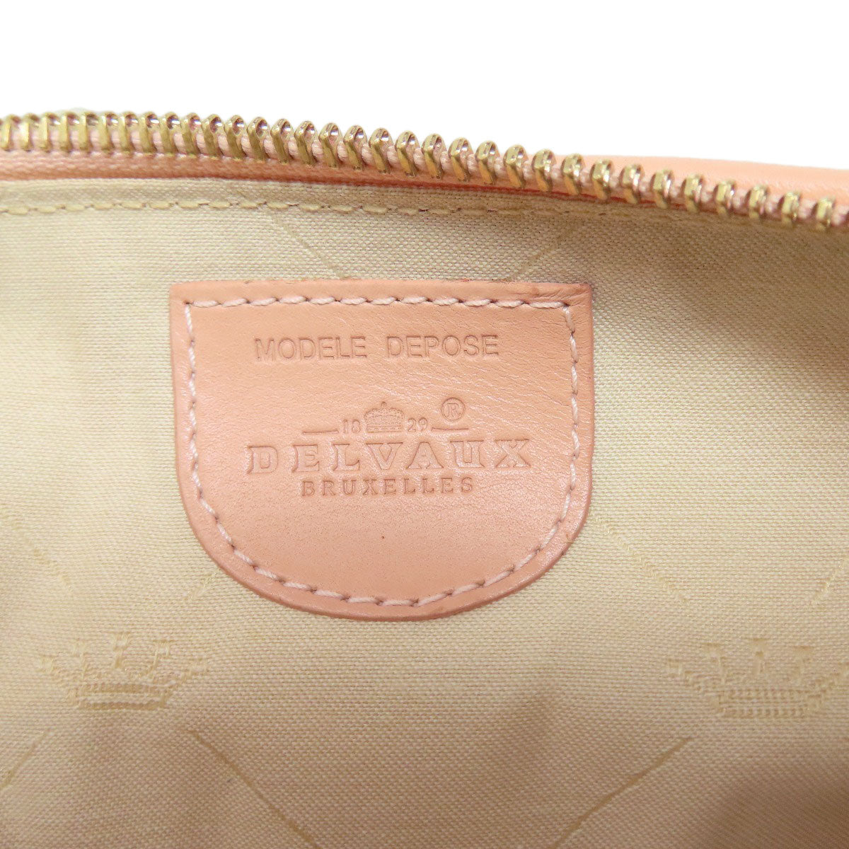 DELVAUX  le astrid MM Handbag Canvas LeatherLadies [Used]