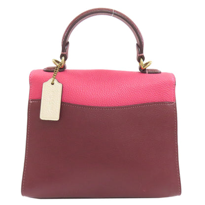 COACH 625 2WAY Handbag Leather Ladies [Used]