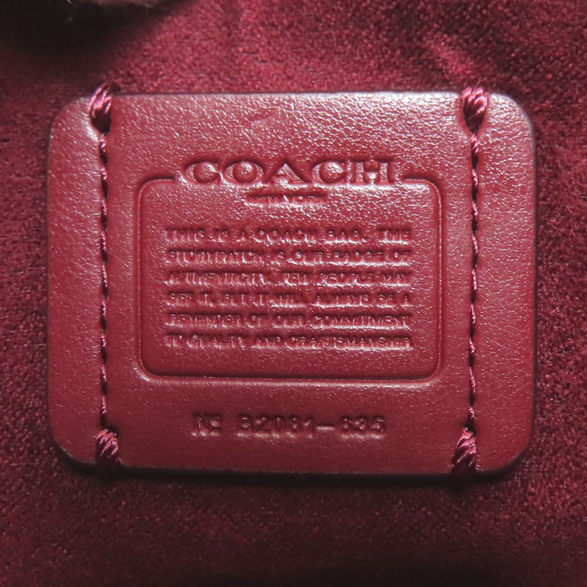 COACH 625 2WAY Handbag Leather Ladies [Used]