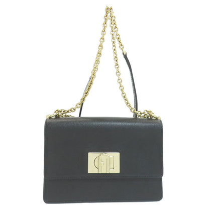Furla アーチロゴ Shoulder Bag Leather Ladies [Used]