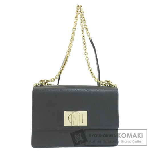 Furla アーチロゴ Shoulder Bag Leather Ladies [Used]