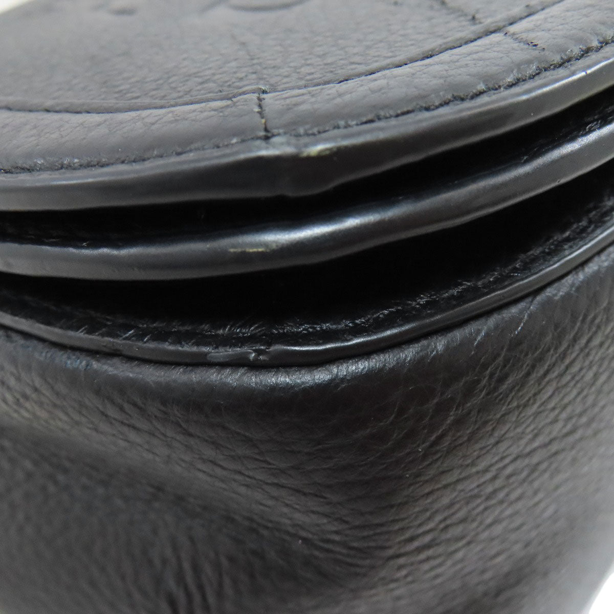 COACH C4058 Saddle Bags with Horse and Carriage Shoulder Bag Leather Ladies [Used]