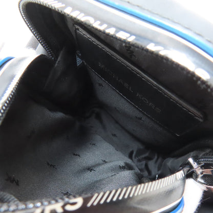 Michael Kors MK logo Shoulder Bag Leather NylonLadies [Used]