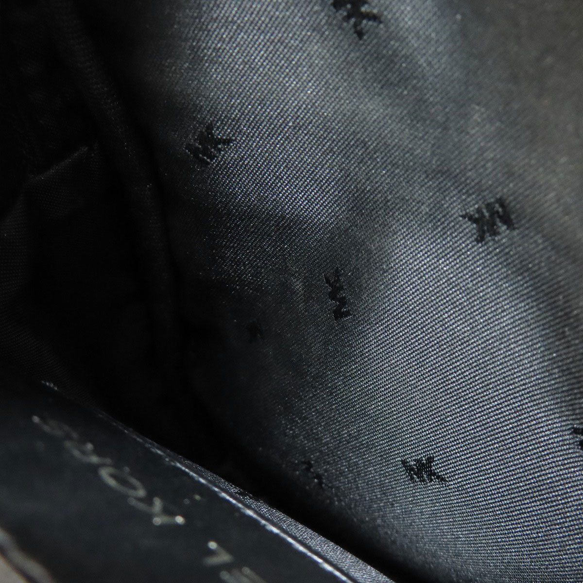 Michael Kors MK logo Shoulder Bag Leather NylonLadies [Used]