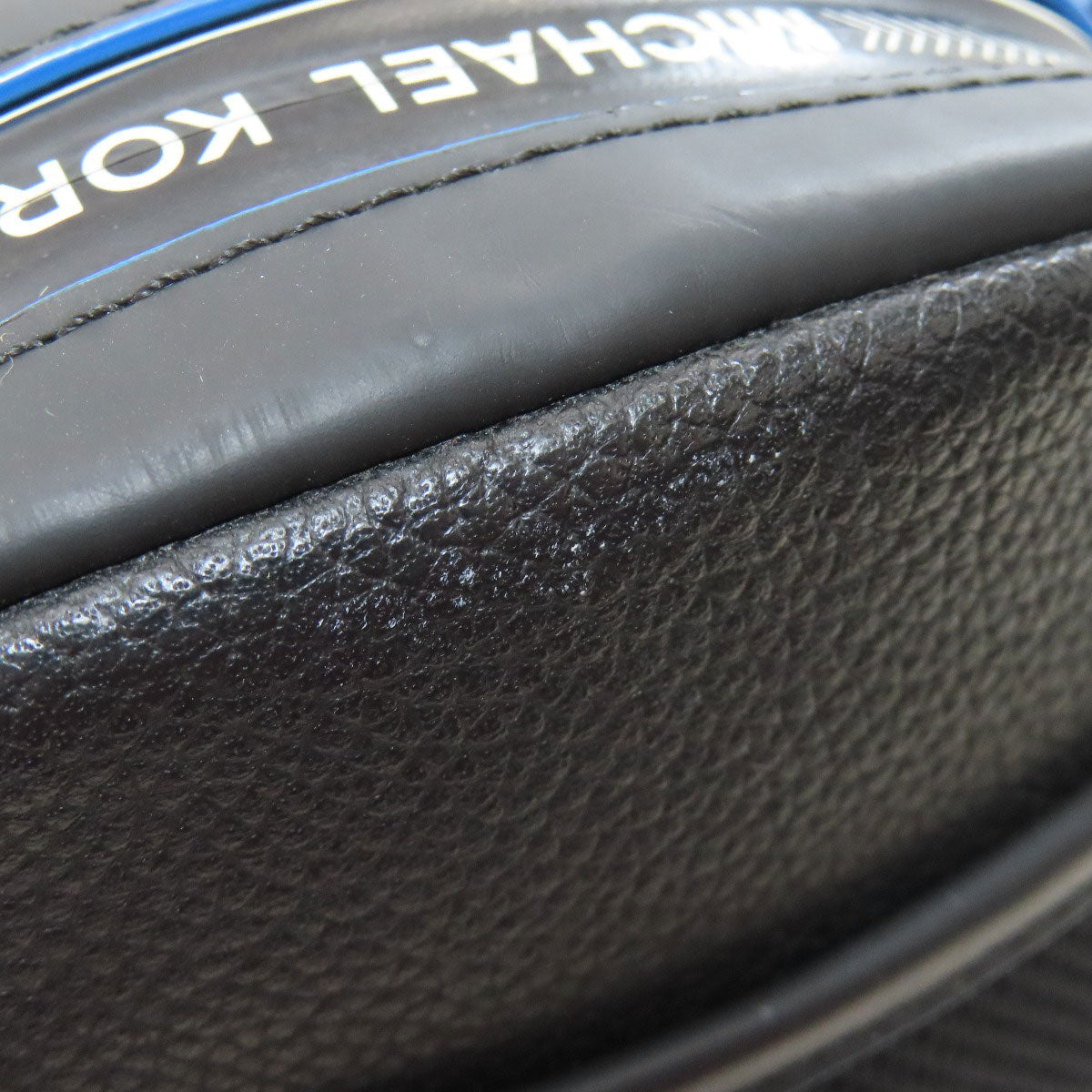 Michael Kors MK logo Shoulder Bag Leather NylonLadies [Used]