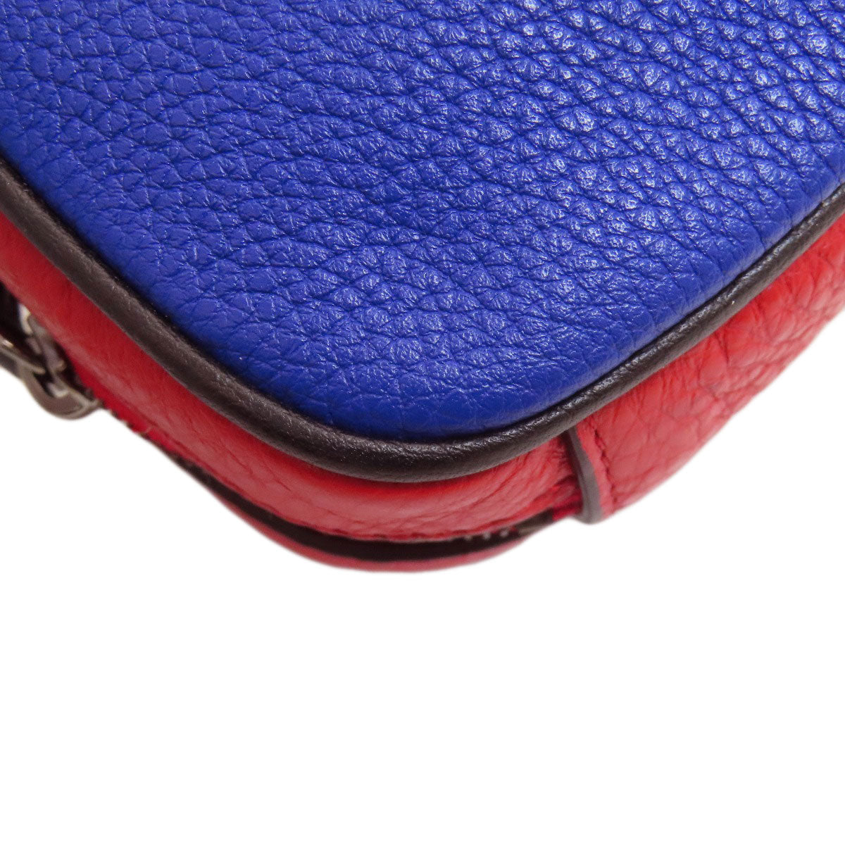 FENDI logo Shoulder Bag Leather Ladies [Used]