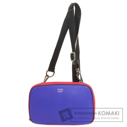 FENDI logo Shoulder Bag Leather Ladies [Used]