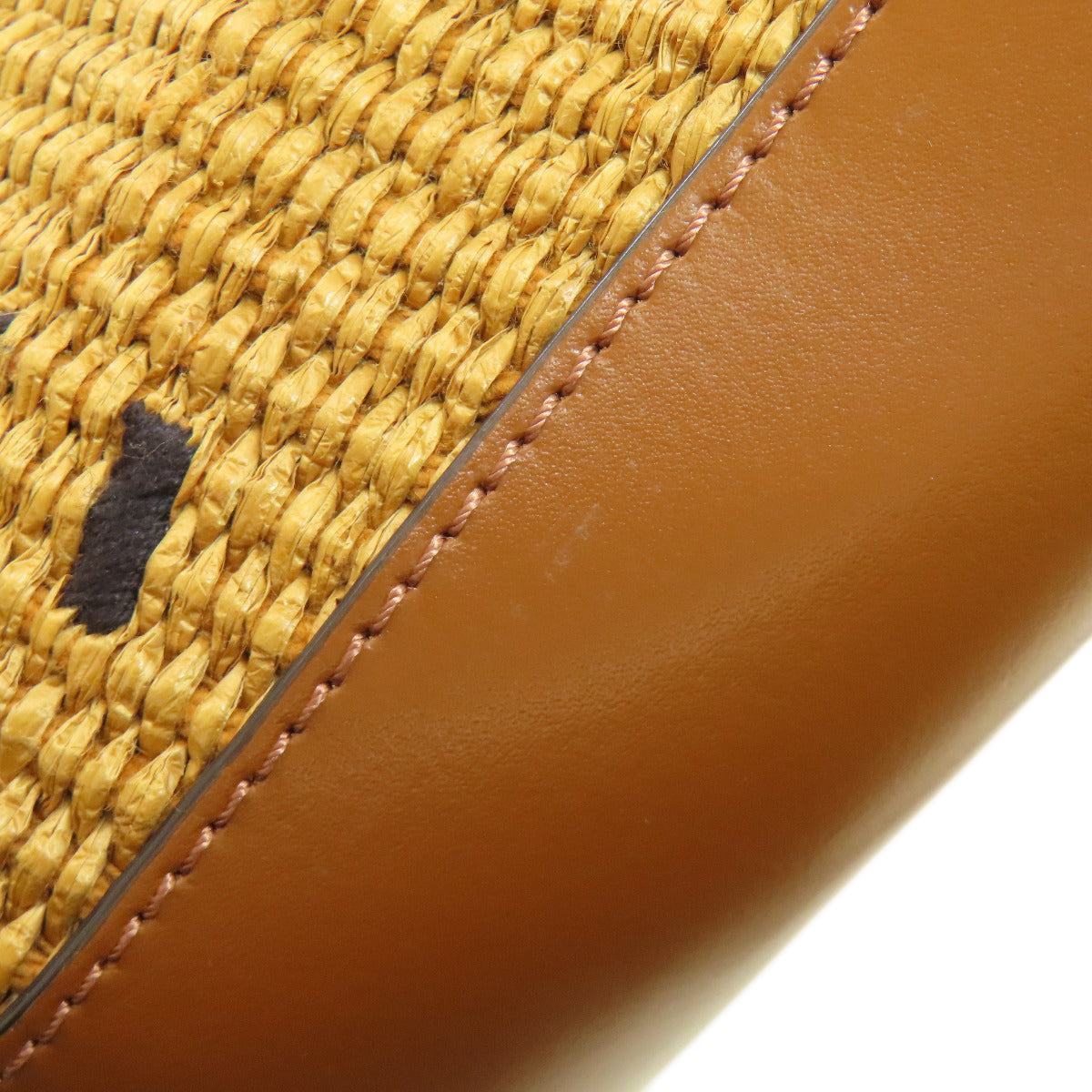 MARNI Tropicalia Bucket 2WAY Shoulder Bag Leather Fake RaffiaLadies [Used]