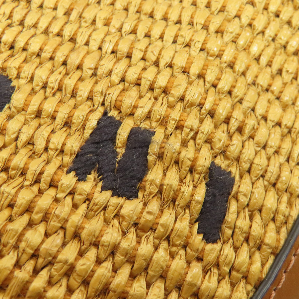 MARNI Tropicalia Bucket 2WAY Shoulder Bag Leather Fake RaffiaLadies [Used]