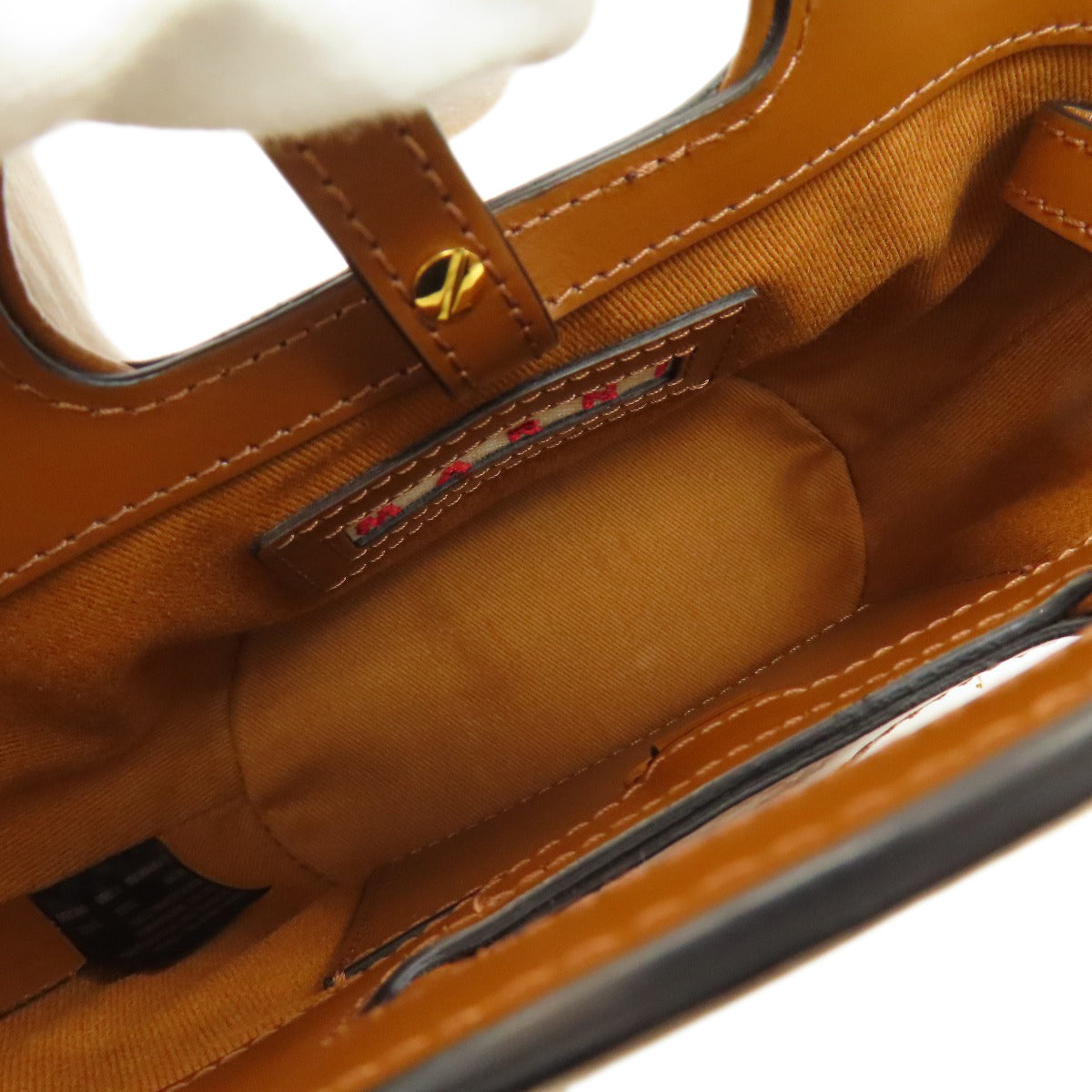 MARNI Tropicalia Bucket 2WAY Shoulder Bag Leather Fake RaffiaLadies [Used]