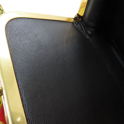 COACH 4718 Kiss Rock Mickey collaboration 2WAY Shoulder Bag Leather Ladies [Used]