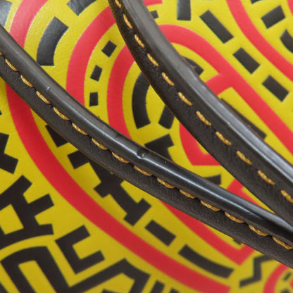 COACH 4718 Kiss Rock Mickey collaboration 2WAY Shoulder Bag Leather Ladies [Used]