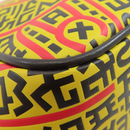 COACH 4718 Kiss Rock Mickey collaboration 2WAY Shoulder Bag Leather Ladies [Used]