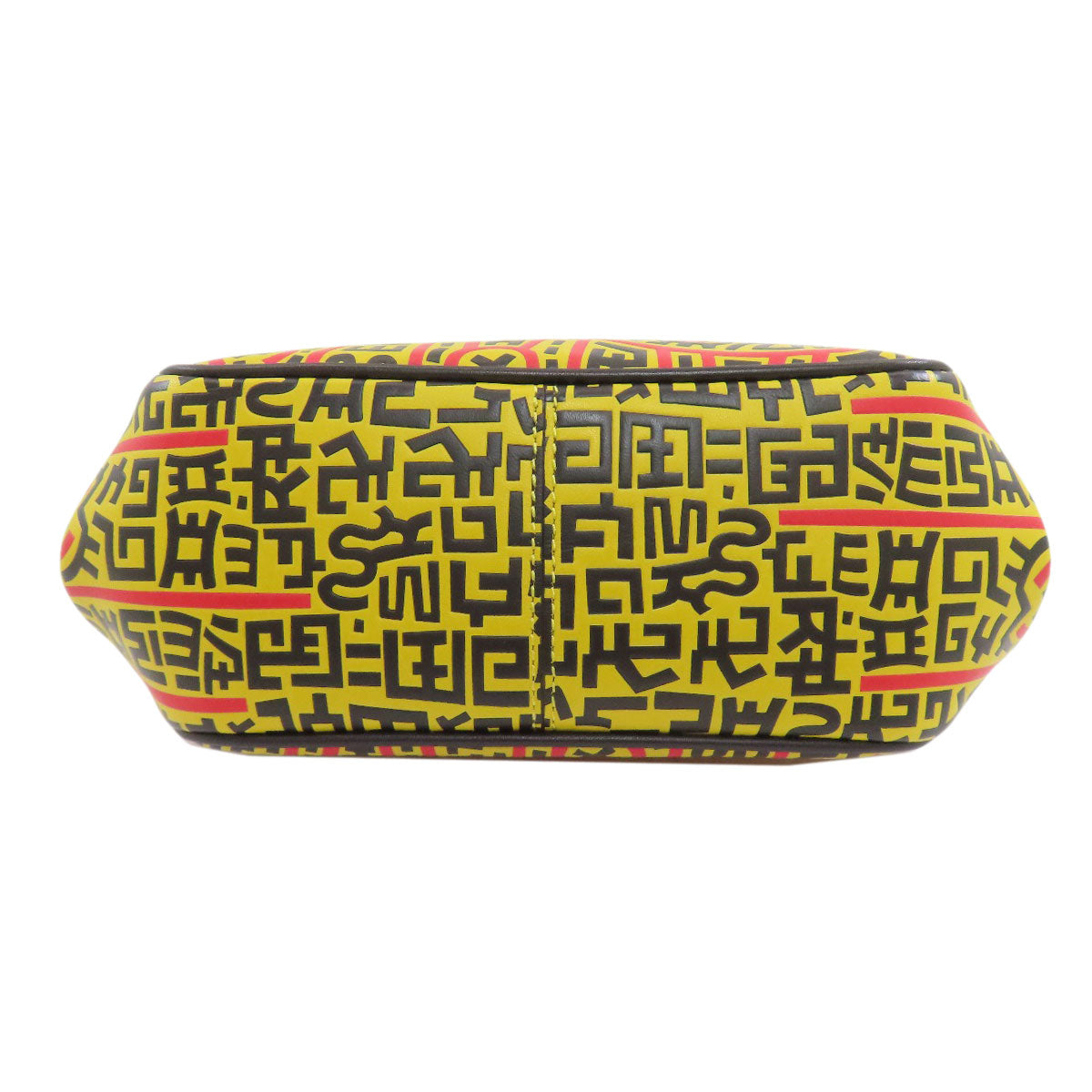 COACH 4718 Kiss Rock Mickey collaboration 2WAY Shoulder Bag Leather Ladies [Used]