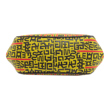 COACH 4718 Kiss Rock Mickey collaboration 2WAY Shoulder Bag Leather Ladies [Used]