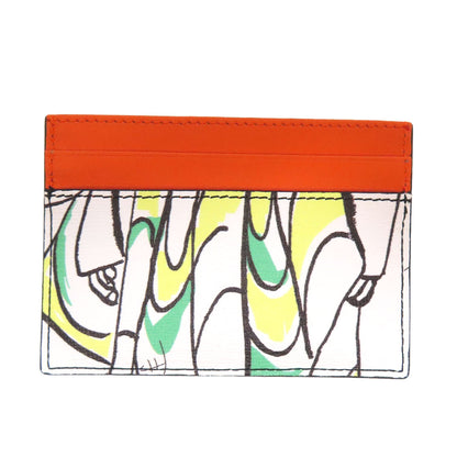 Emilio Pucci Pucci Card Case Leather Ladies [Used]