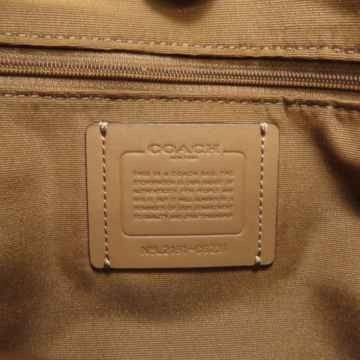 COACH C6231 logo Tote Bag Leather Ladies [Used]