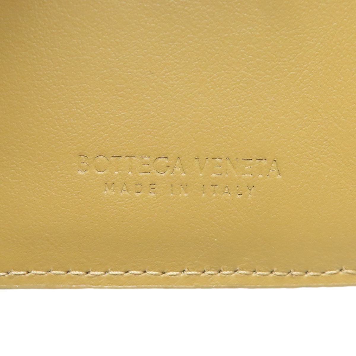 BOTTEGA VENETA Cassette Bifold Wallet Bifold Wallet with Coin Pocket Calf Ladies [Used]