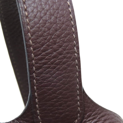 HERMES Picotin Lock PM Rouge Serie GoldHardware Handbag Taurillon Clemence Ladies [Used]