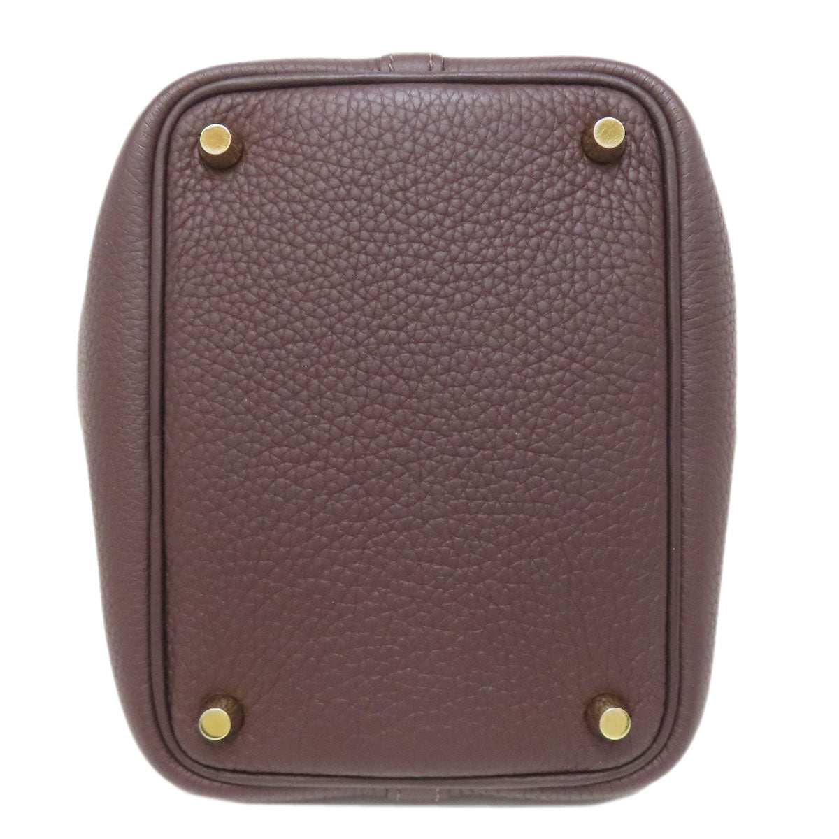 HERMES Picotin Lock PM Rouge Serie GoldHardware Handbag Taurillon Clemence Ladies [Used]