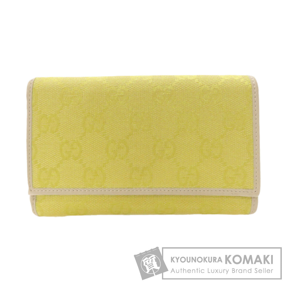 GUCCI 263114 Outlet Tri-fold Wallet GG Bifold Wallet with Coin Pocket Canvas Ladies [Used]