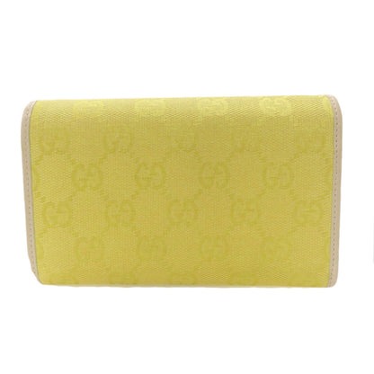 GUCCI 263114 Outlet Tri-fold Wallet GG Bifold Wallet with Coin Pocket Canvas Ladies [Used]