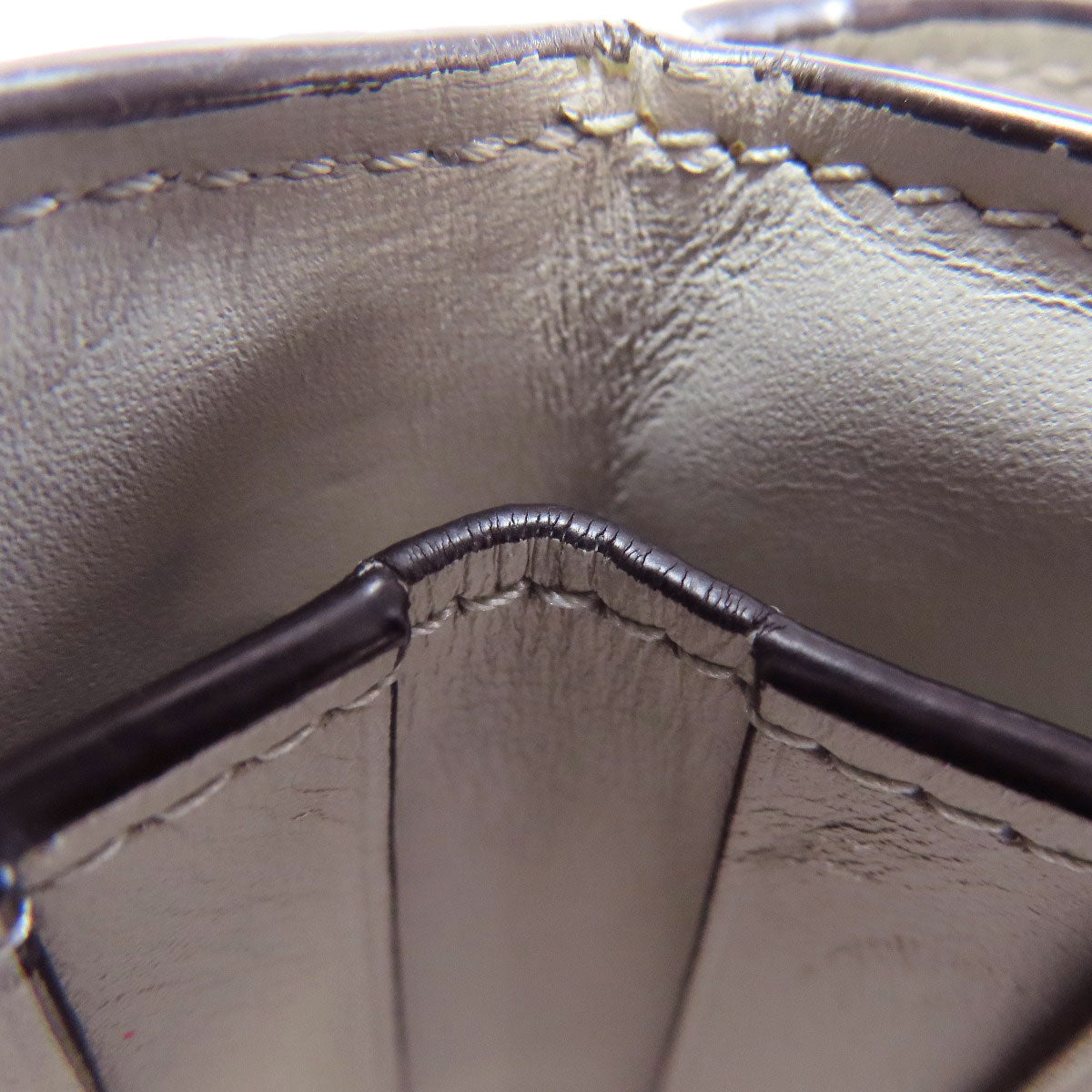 LOEWE Puzzle Compact Bifold Wallet with Coin Pocket Calf Ladies [Used]