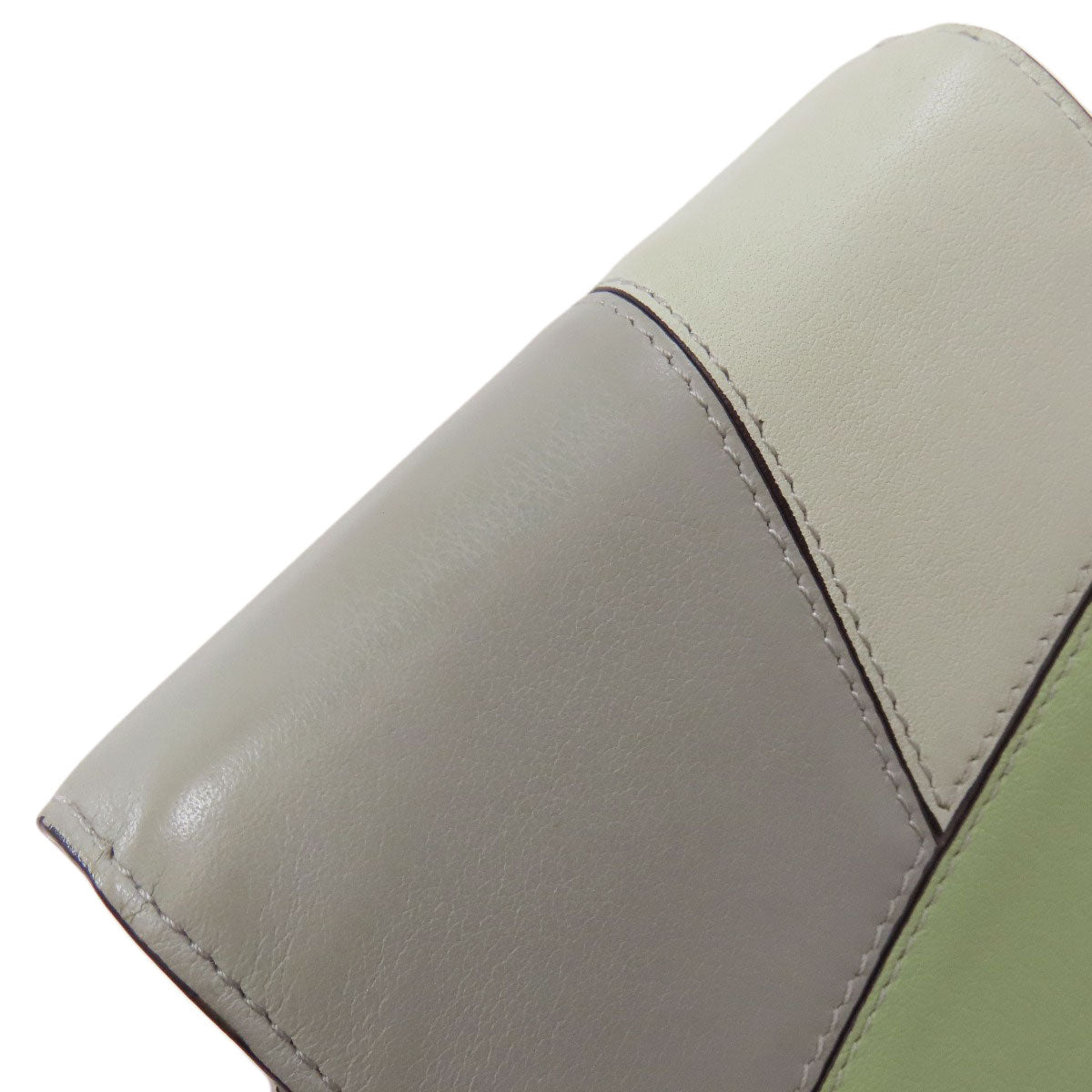 LOEWE Puzzle Compact Bifold Wallet with Coin Pocket Calf Ladies [Used]