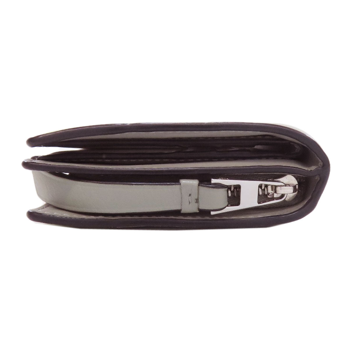 LOEWE Puzzle Compact Bifold Wallet with Coin Pocket Calf Ladies [Used]