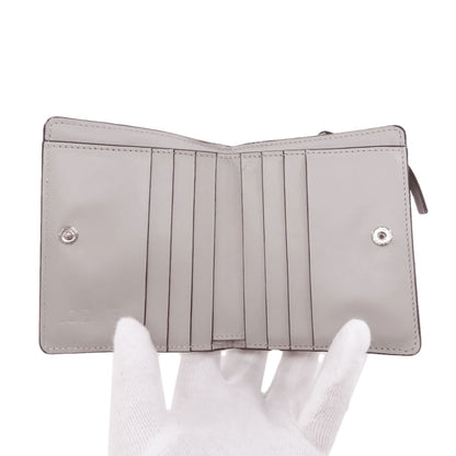 LOEWE Puzzle Compact Bifold Wallet with Coin Pocket Calf Ladies [Used]