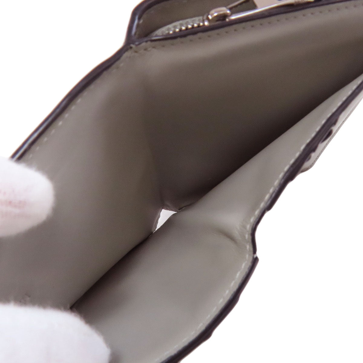 LOEWE Puzzle Compact Bifold Wallet with Coin Pocket Calf Ladies [Used]