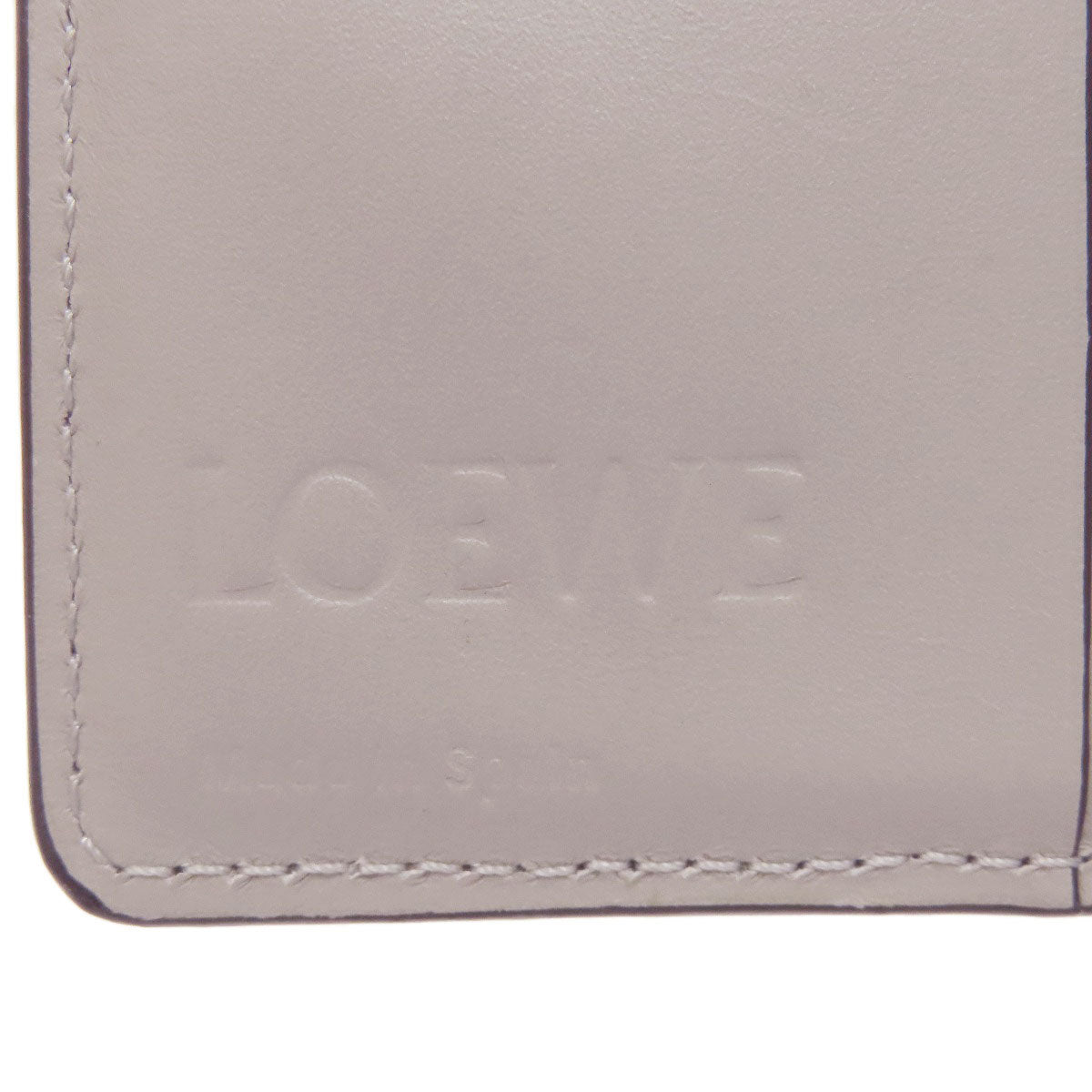 LOEWE Puzzle Compact Bifold Wallet with Coin Pocket Calf Ladies [Used]