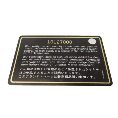 CHANEL CAMBON LINE SilverHardware Bifold Wallet with Coin Pocket Calf Ladies [Used]